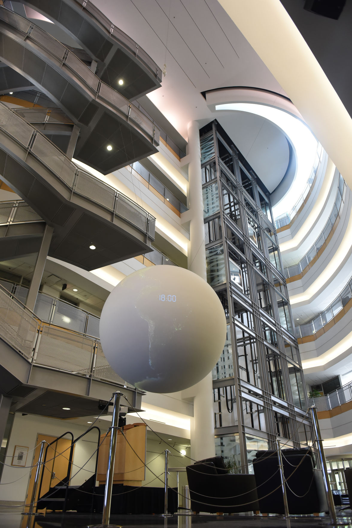 National Weather Center atrium